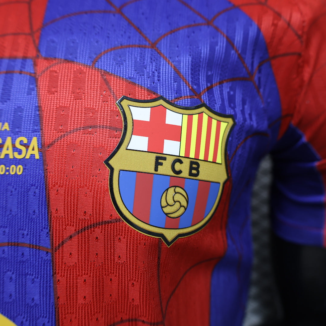 FC Barcelona Special Edition Spider-Man Player Version Jersey