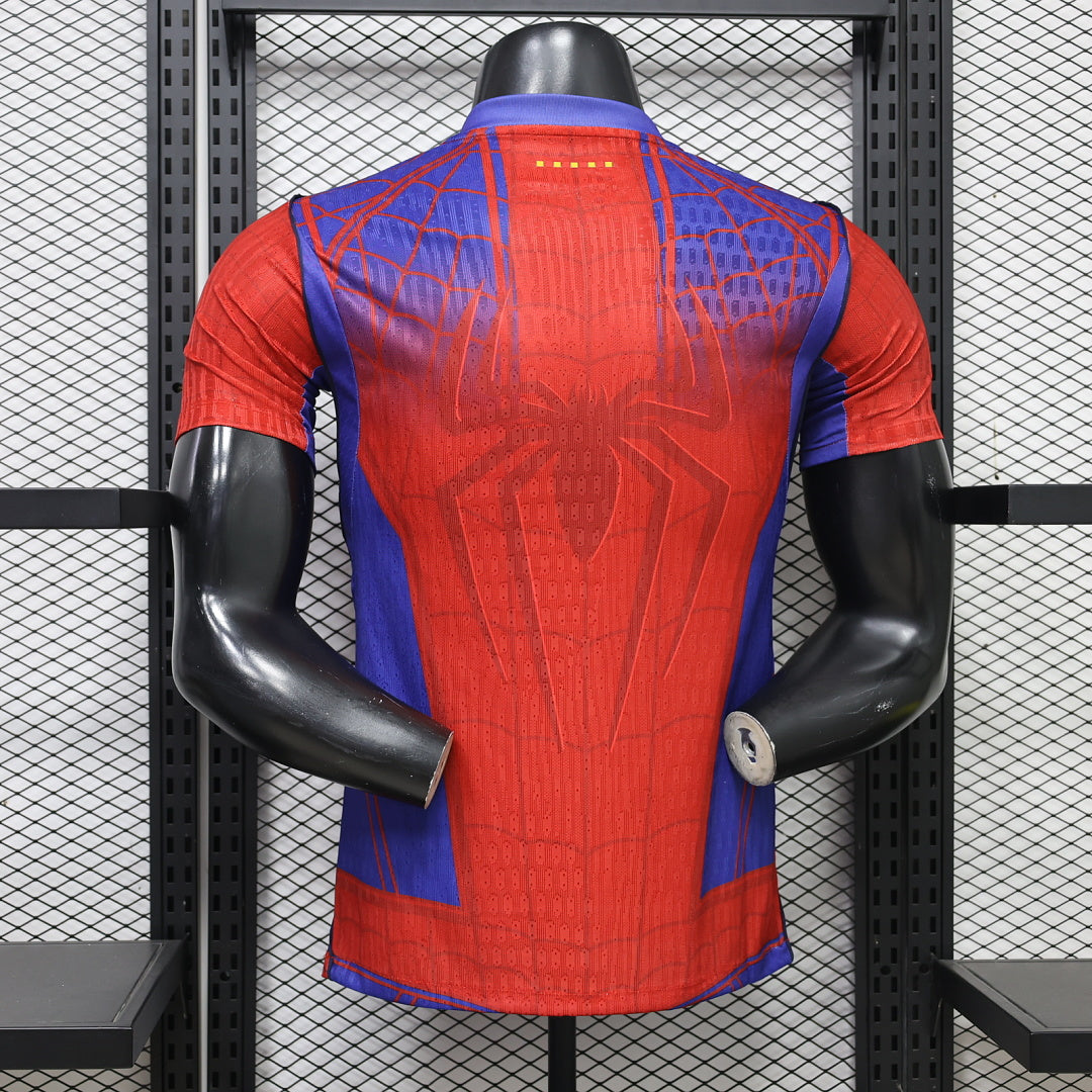 FC Barcelona Special Edition Spider-Man Player Version Jersey