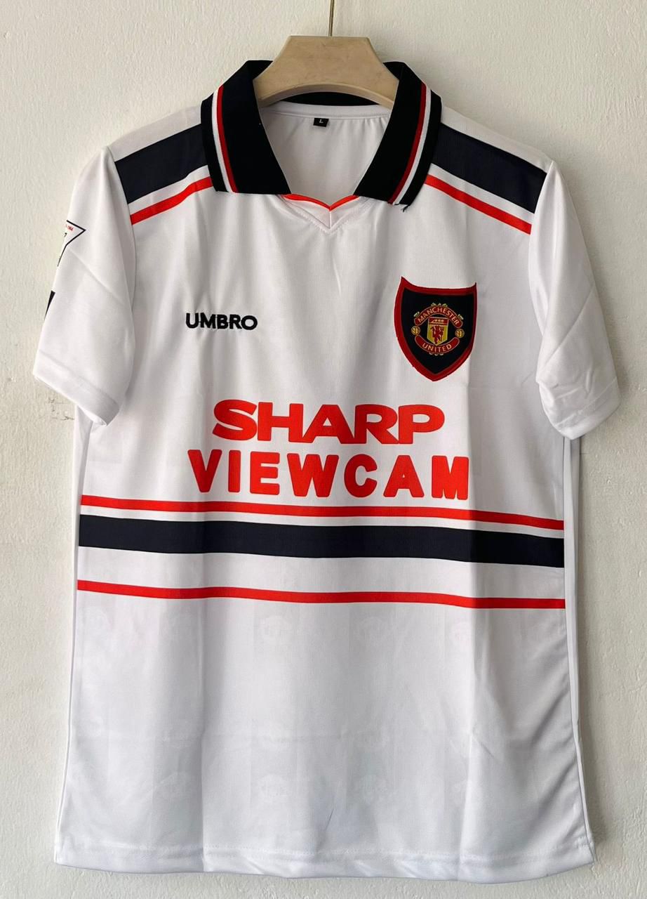 Manchester United Retro Beckham 1997/1999 Embroidery Jersey