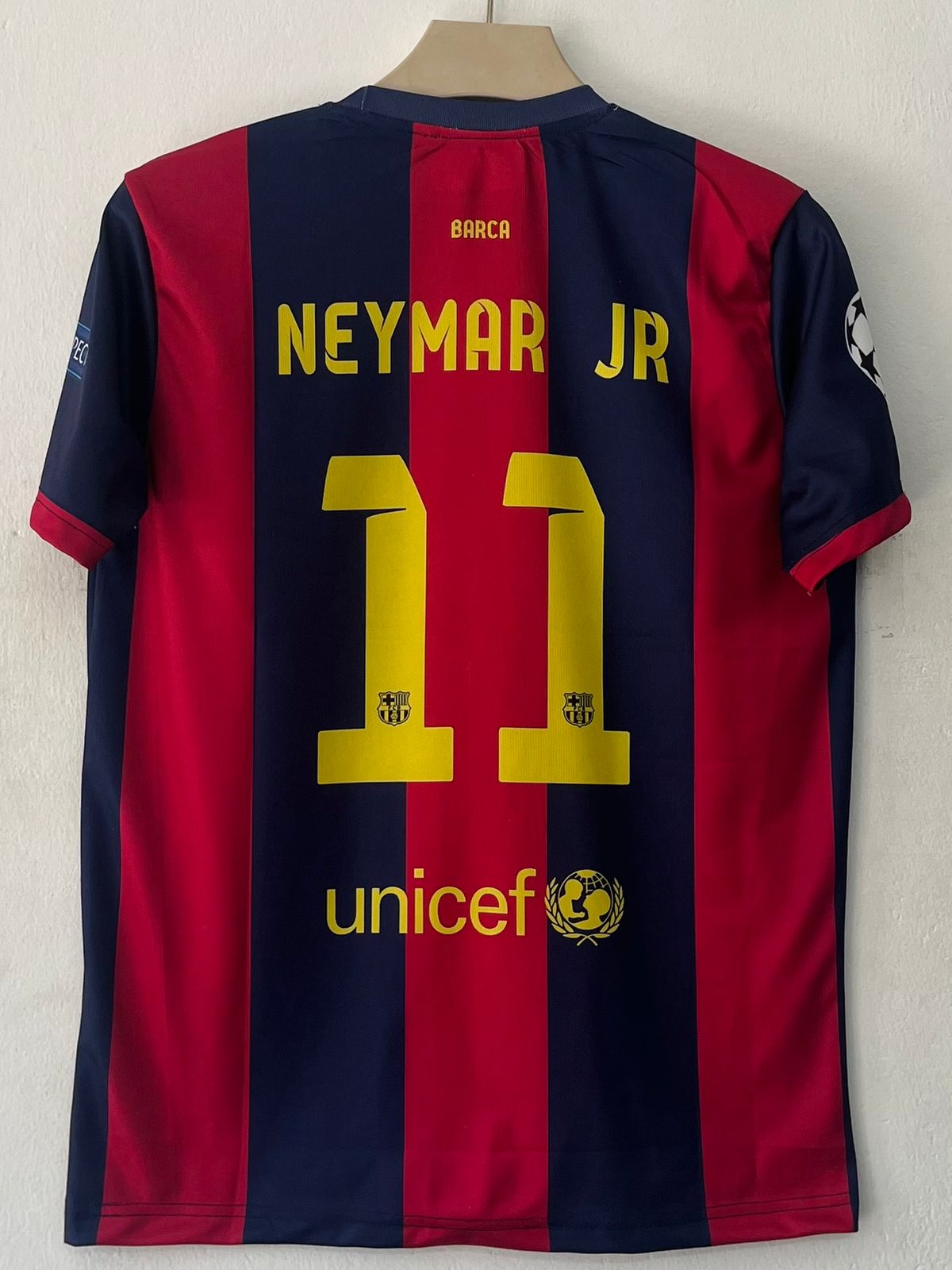 FC Barcelona Retro Neymar 2014/2015 Embroidery Jersey