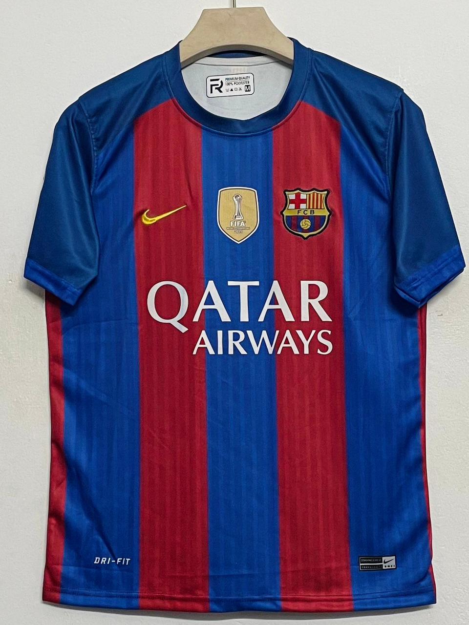 FC Barcelona Retro Neymar 2016/2017 Embroidery Jersey