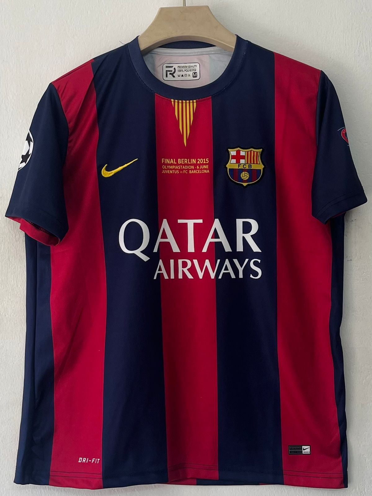 FC Barcelona Retro Neymar 2014/2015 Embroidery Jersey