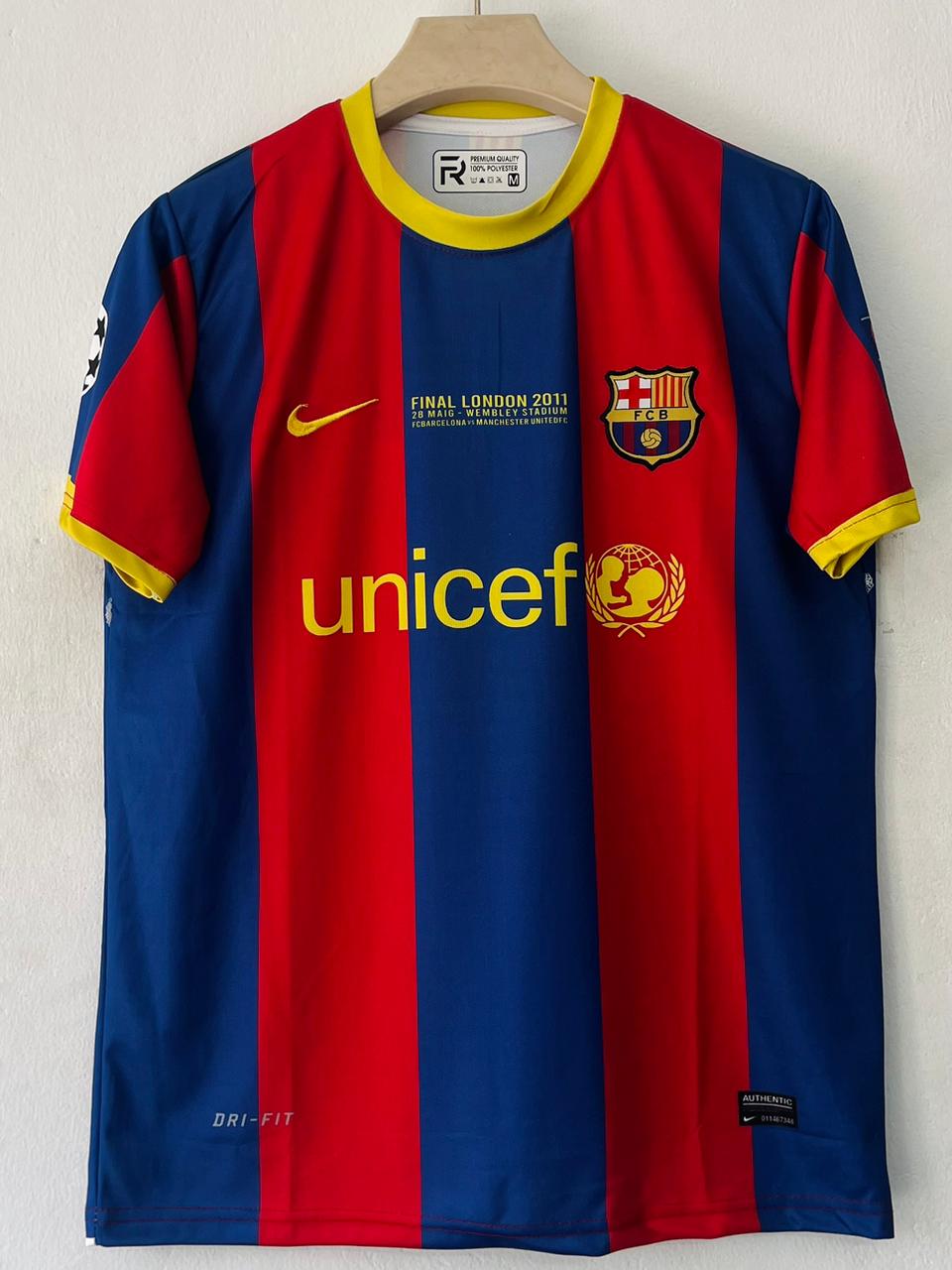 FC Barcelona Retro Messi 2010/2011 Embroidery Jersey