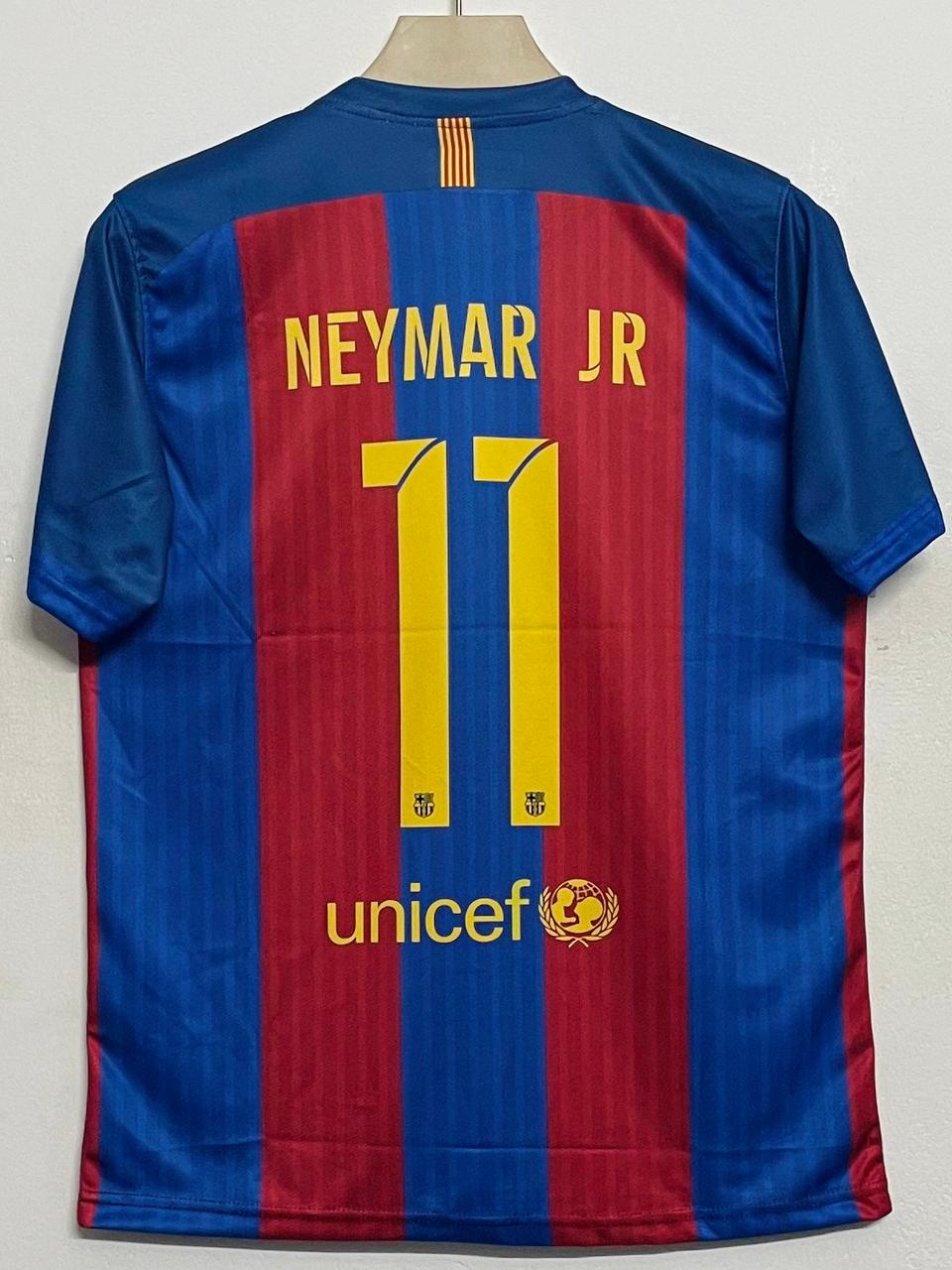 FC Barcelona Retro Neymar 2016/2017 Embroidery Jersey