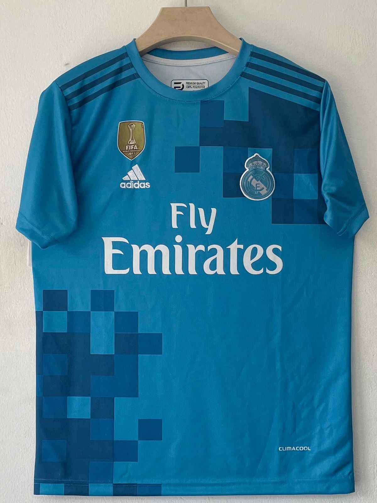 Real Madrid Retro Ronaldo 2017/2018 Embroidery Jersey