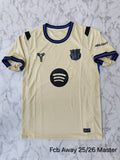 FC Barcelona Away 25/26 Master Version Jersey