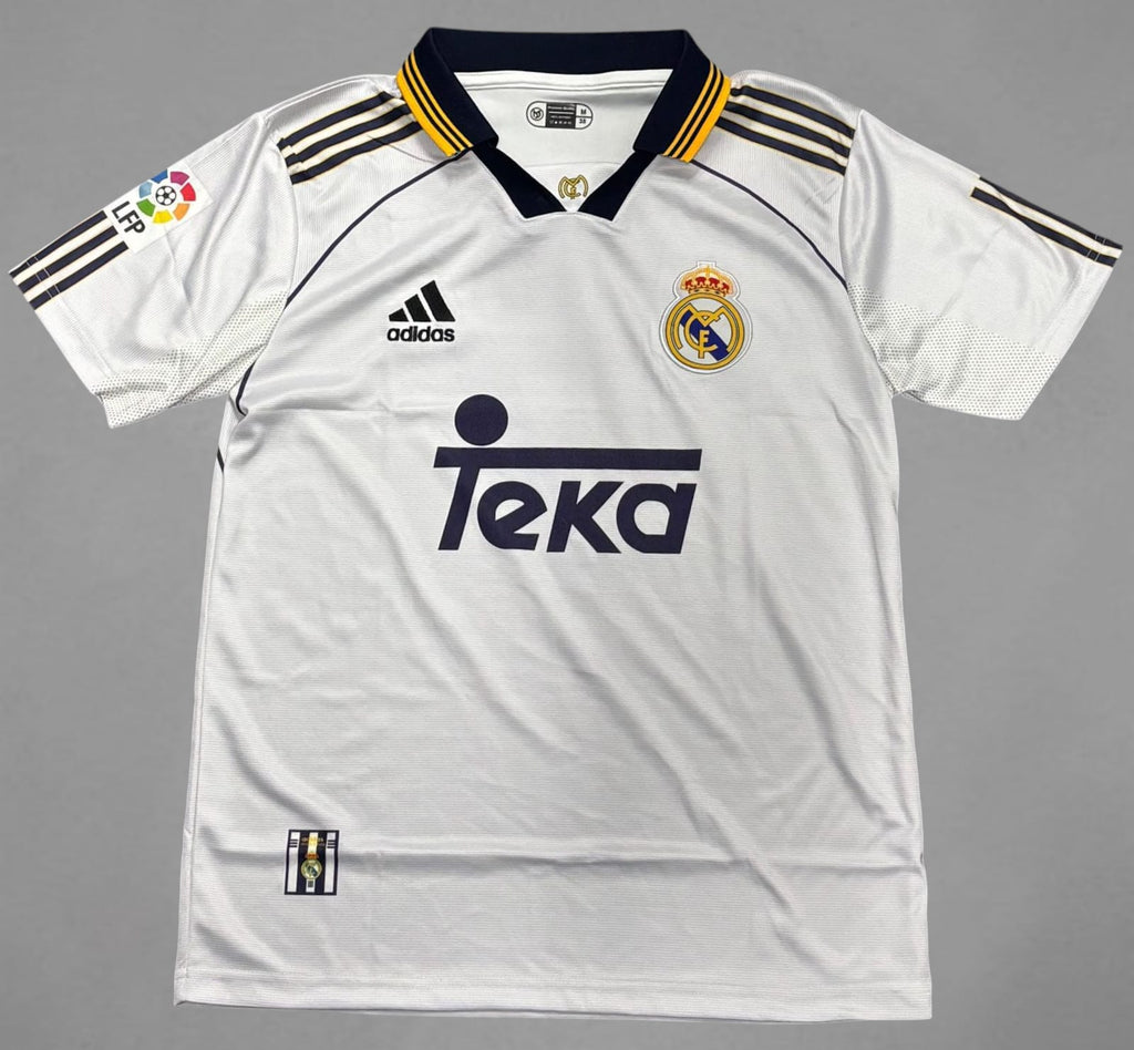 Real Madrid 1998/2000 Raul Retro Embroidery Jersey
