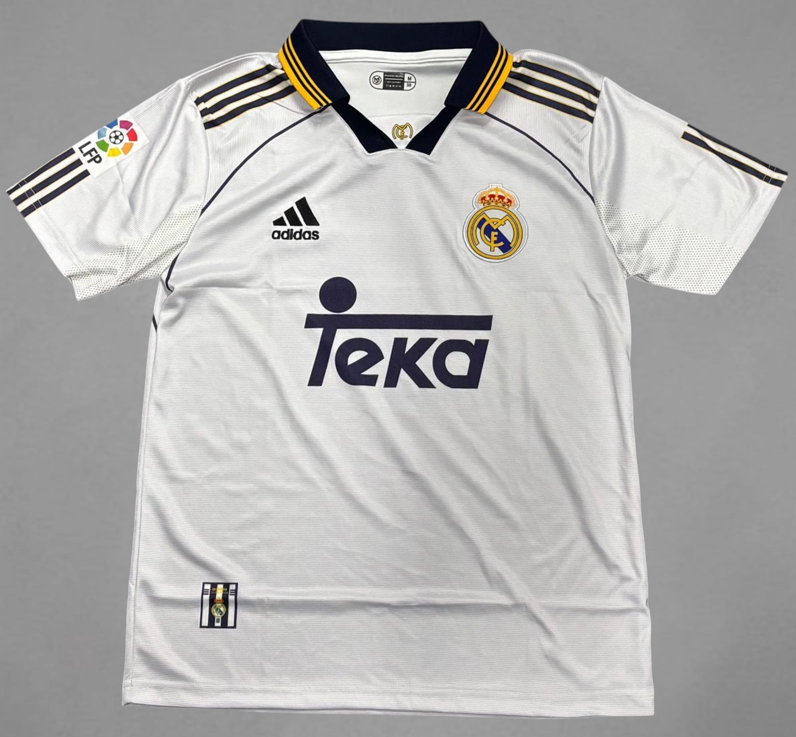 Real Madrid 1998/2000 Raul Retro Embroidery Jersey