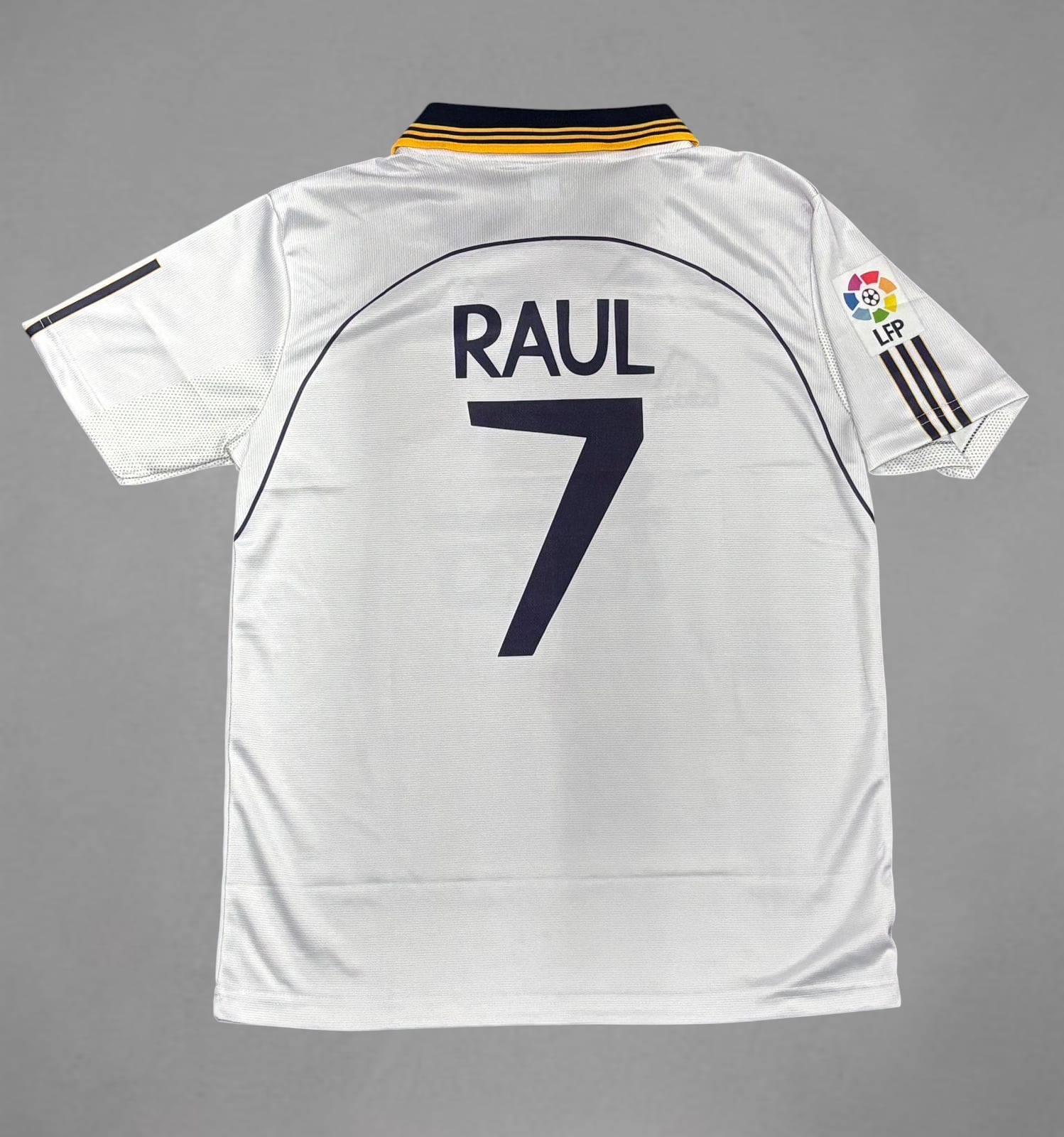 Real Madrid 1998/2000 Raul Retro Embroidery Jersey