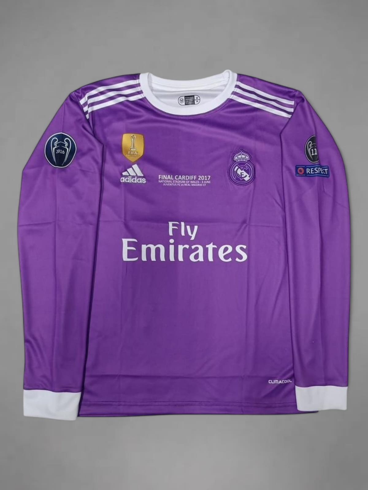 Real Madrid 16/17 Away Ronaldo Retro Embroidery Jersey