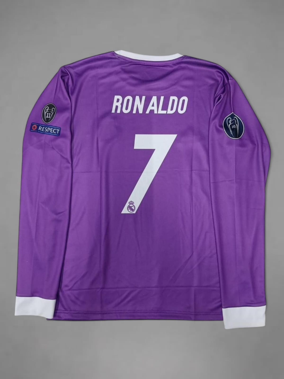 Real Madrid 16/17 Away Ronaldo Retro Embroidery Jersey