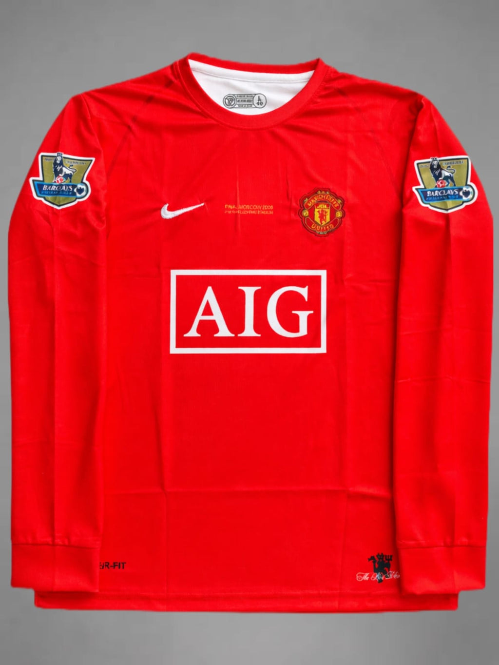 Manchester United Home 2008 Ronaldo Retro Embroidery Jersey