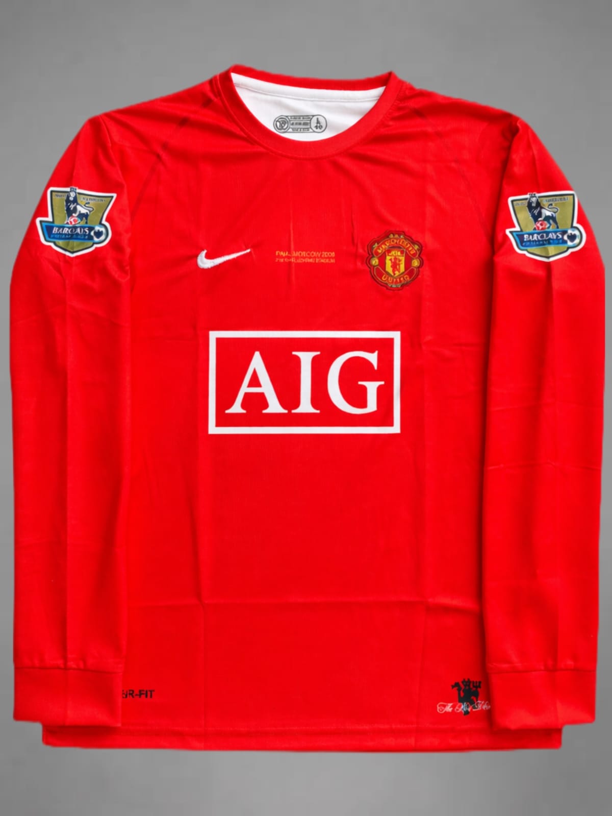 Manchester United Home 2008 Ronaldo Retro Embroidery Jersey