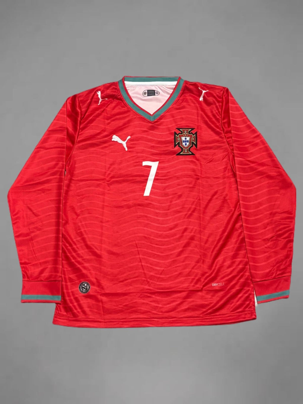 Portugal Home 2026 World Cup Ronaldo Embroidery Full Sleeve Jersey