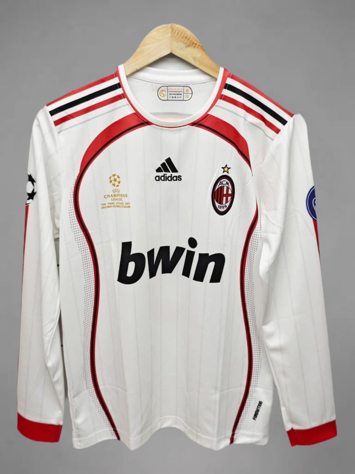 AC Milan Away 06/07 Kaka Retro Embroidery Full Sleeve Jersey