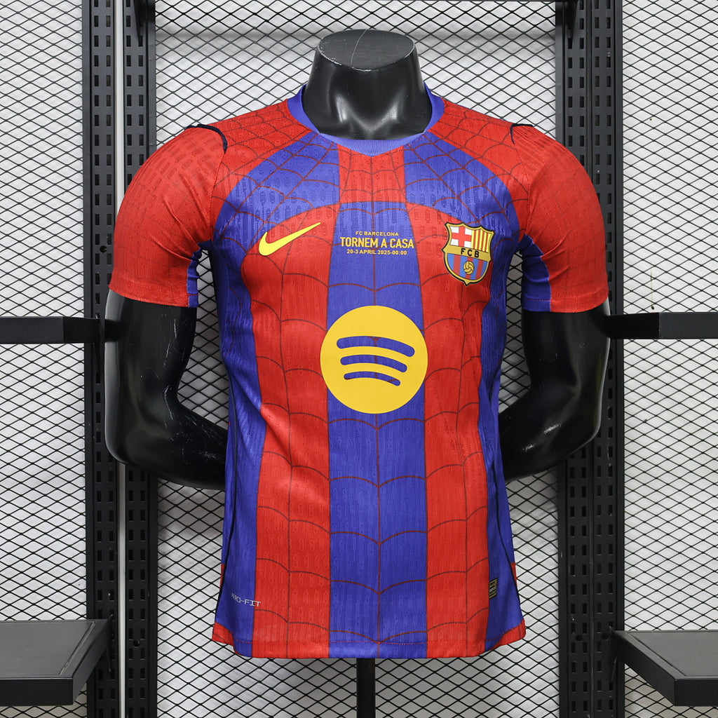 FC Barcelona Special Edition Spider-Man Player Version Jersey