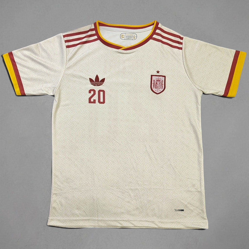 Spain Away 2026 World Cup Pedri Embroidery Jersey