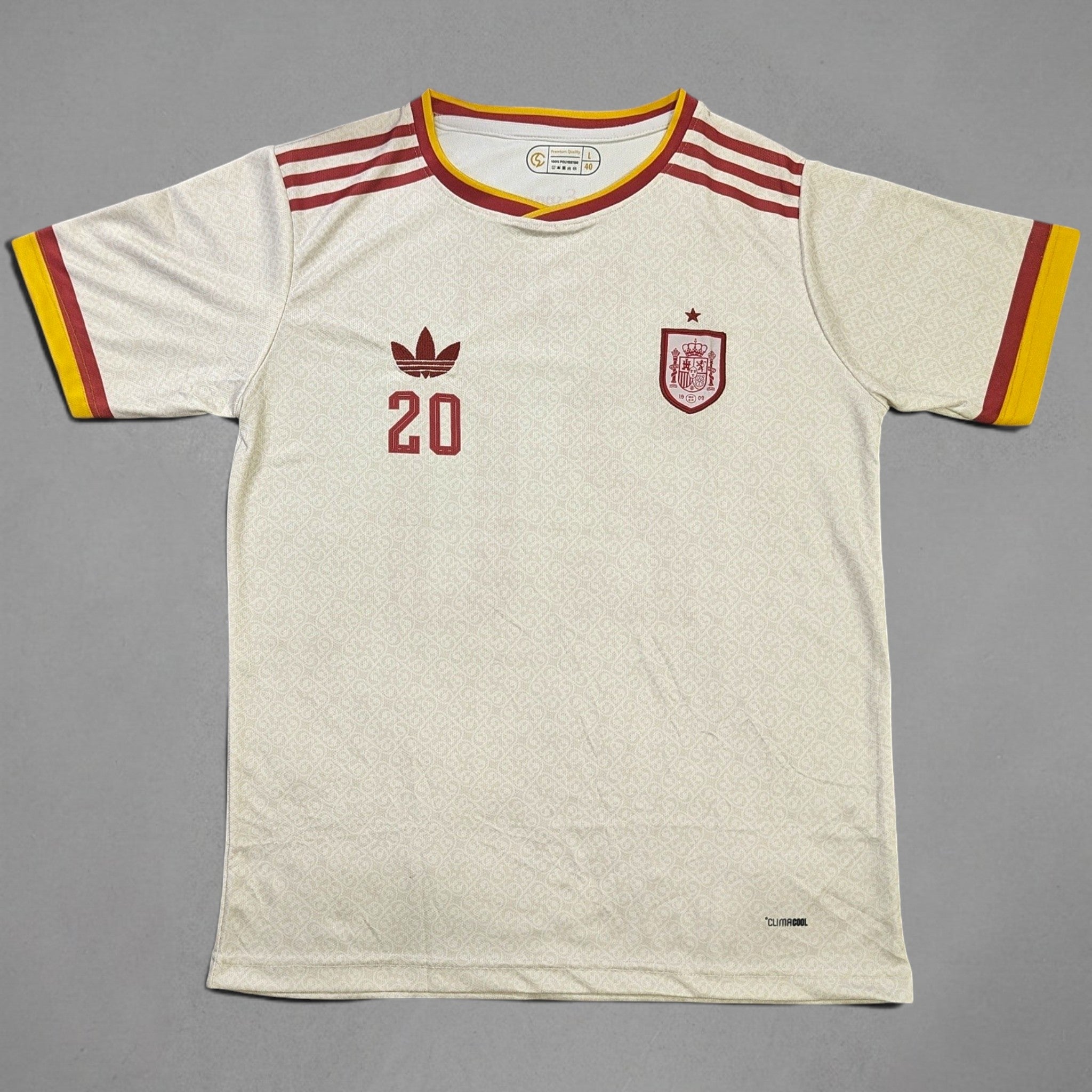 Spain Away 2026 World Cup Pedri Embroidery Jersey