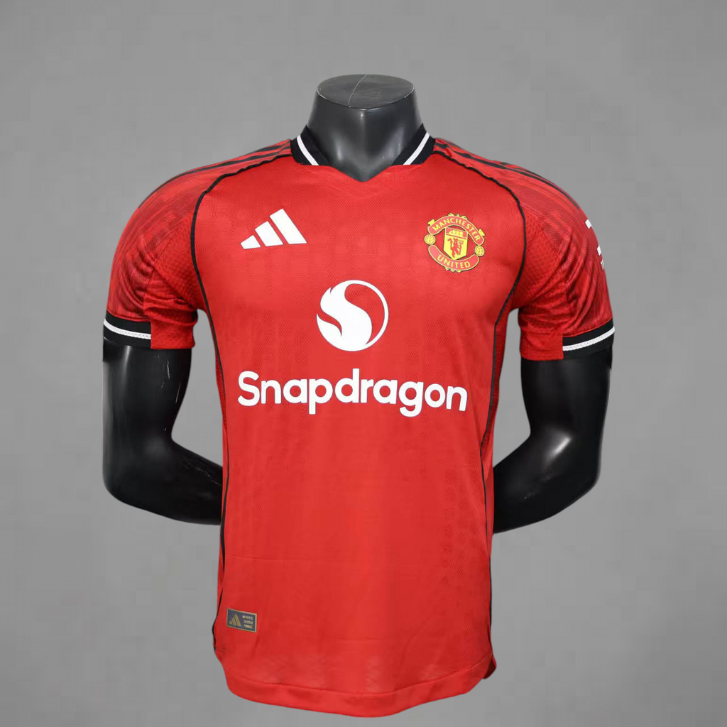 Manchester United Home 25/26 Player Version Jersey.