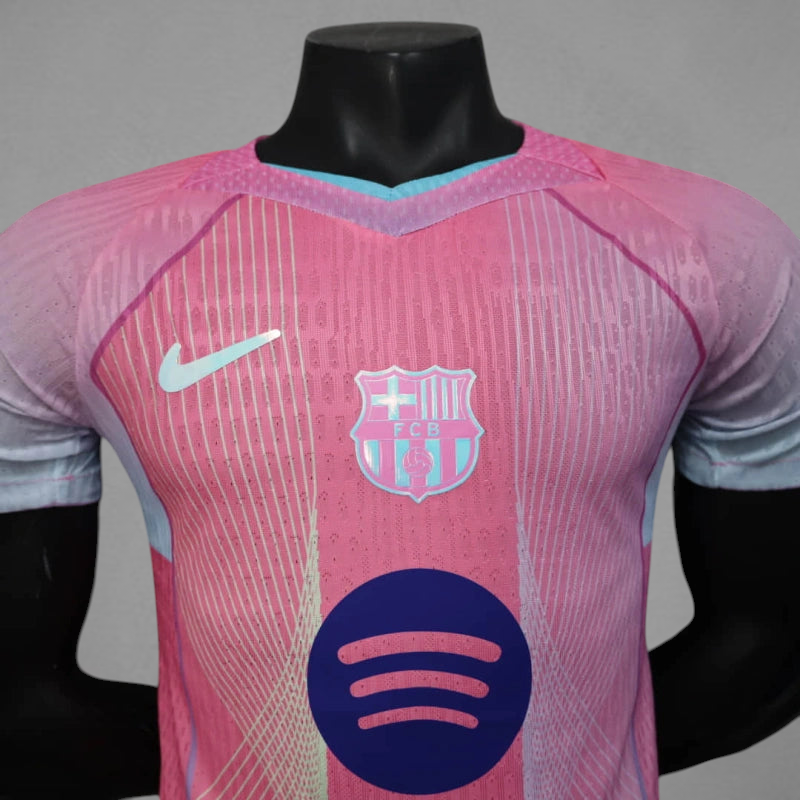 FC Barcelona Pink Special Edition Player Version Jersey